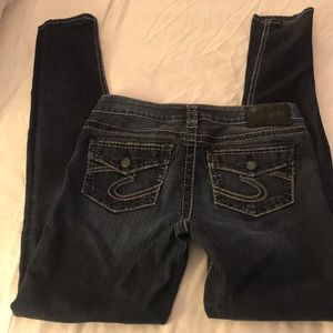 EUC Silver Suki super skinny 26 x 29‎ Sz 2